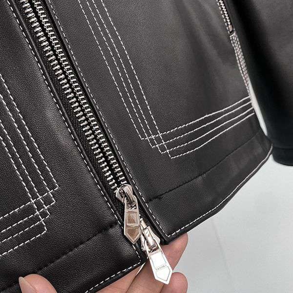 入手困難品！エルメス フーデッドジャケット コピーラムレザー erd01062